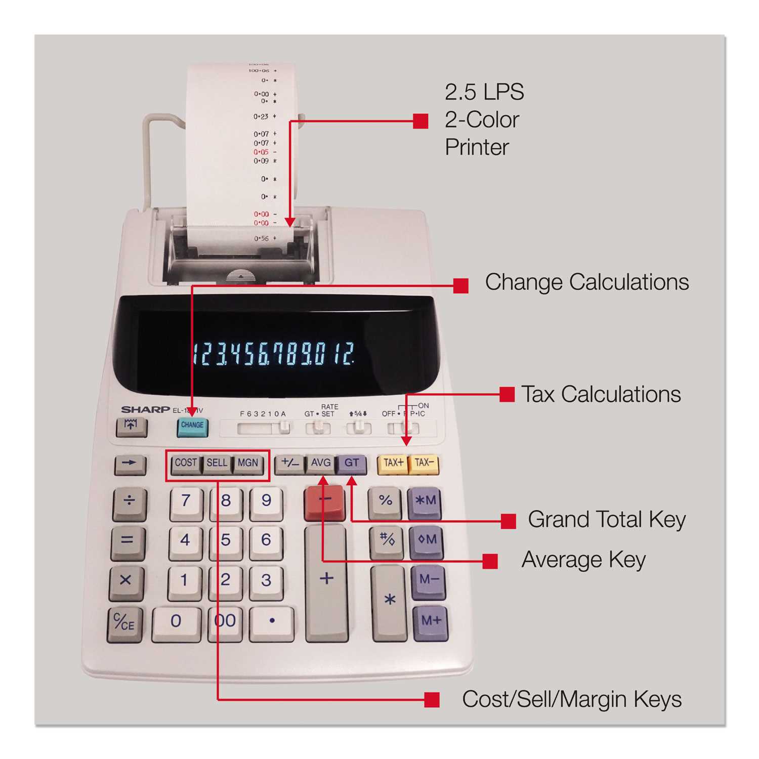 calculadora sharp el 1750v manual