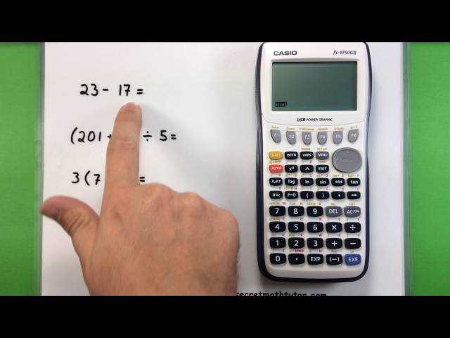casio fx 9750gii manual