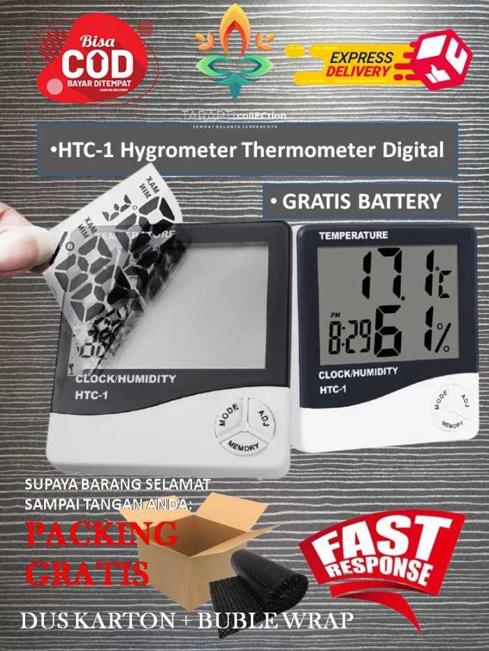 clock humidity htc 1 manual
