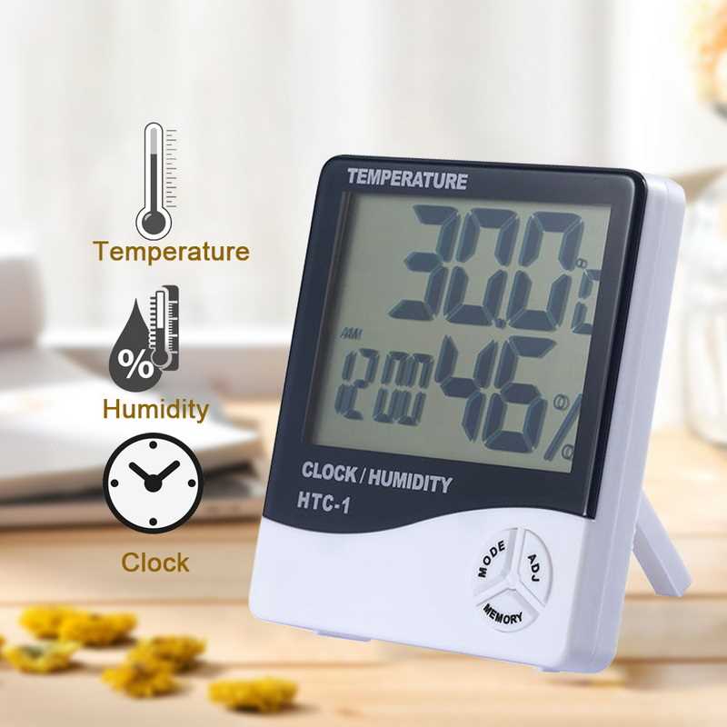 clock humidity htc 1 manual