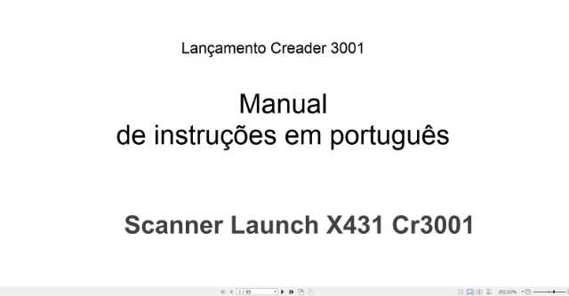 creader 3001 manual