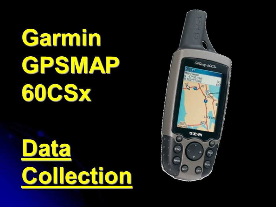 gps garmin 60csx manual