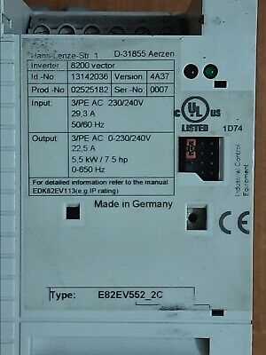 lenze 8200 manual