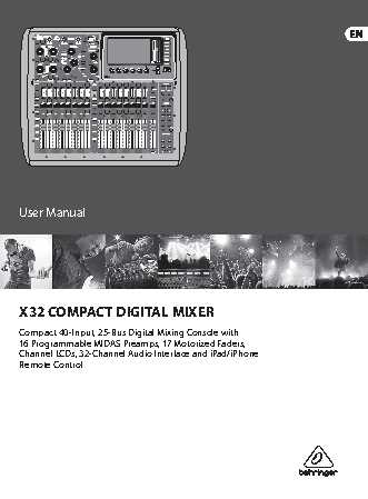 manual behringer x32