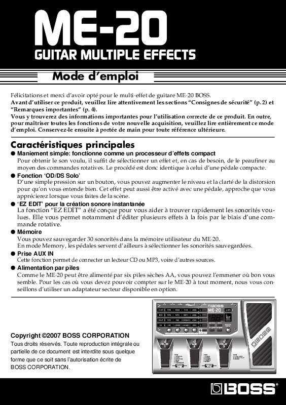 manual boss me 20