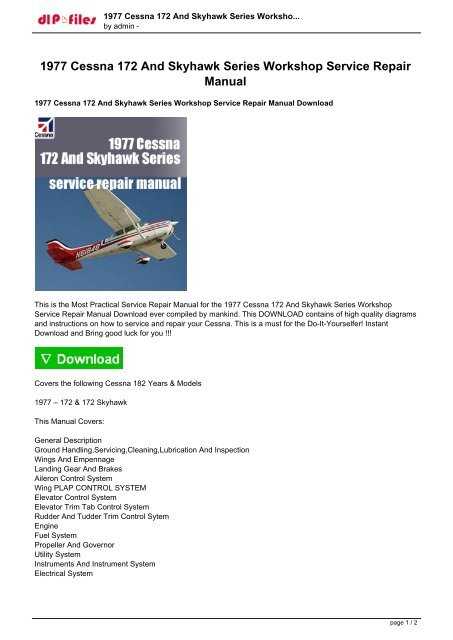 manual cessna 172