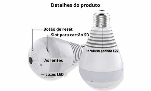 manual da lampada camera