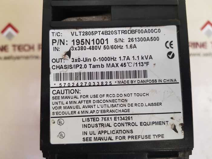 manual danfoss vlt 2800