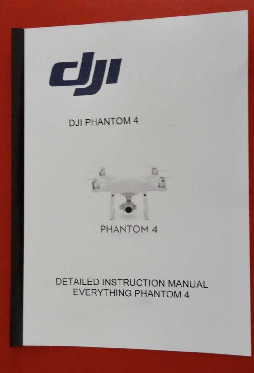 manual drone phantom 4