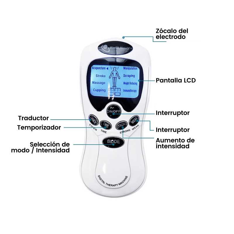 manual em portugues digital therapy machine st 688