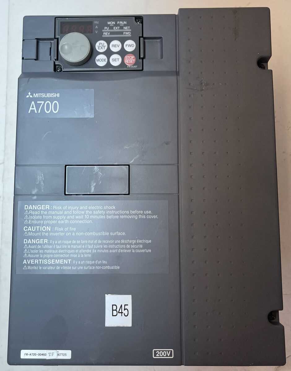 manual inversor mitsubishi a700