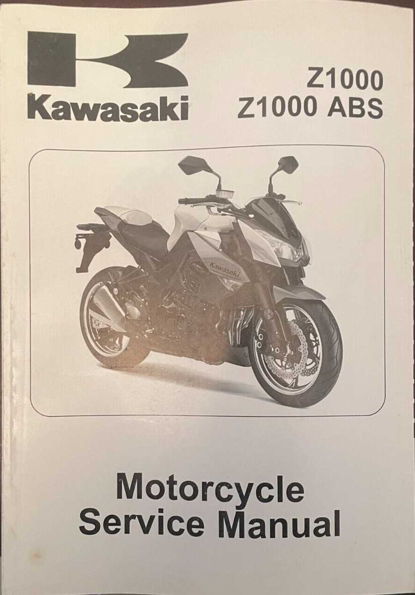 manual kawasaki z1000