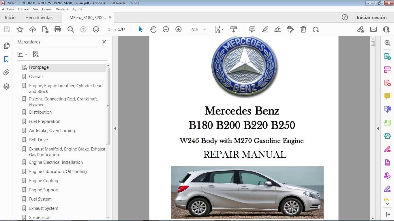 manual mercedes b180