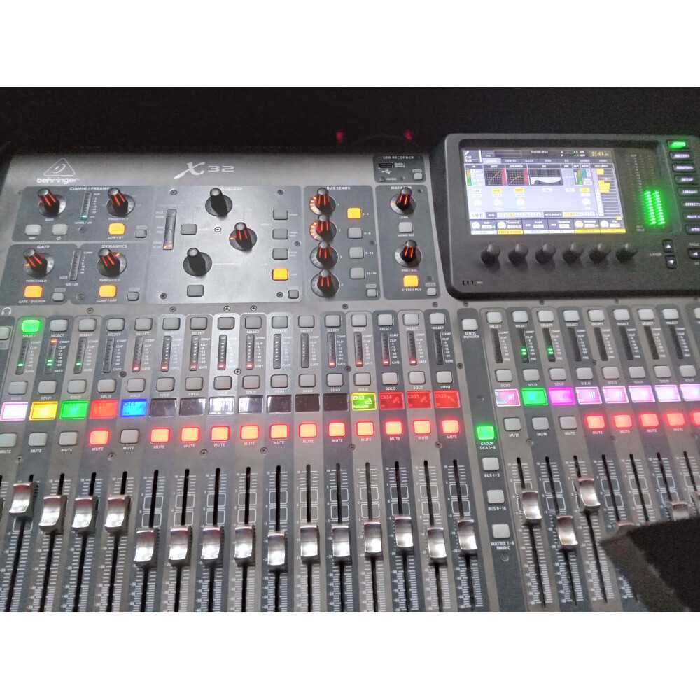 manual mesa de som behringer x32  