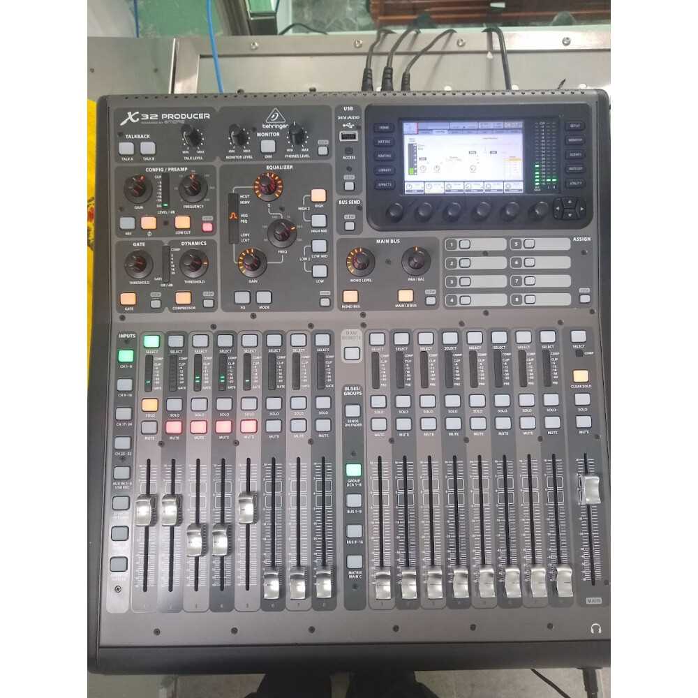manual mesa de som behringer x32  