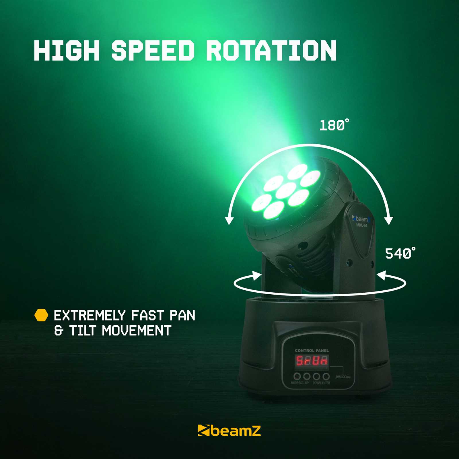 manual mini moving head led