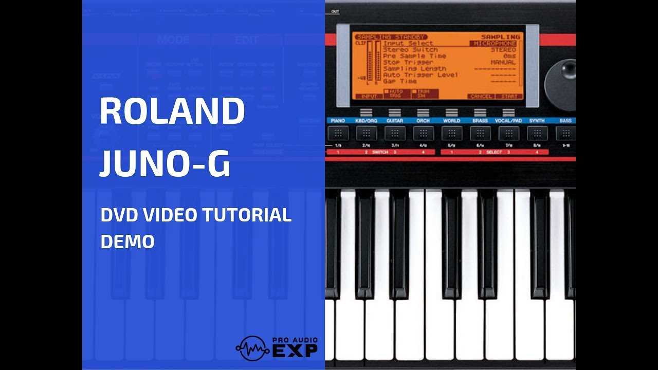 manual roland juno g