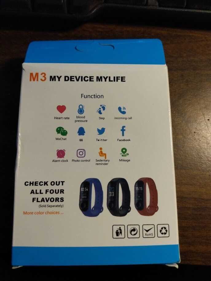 manual smart wristband m3