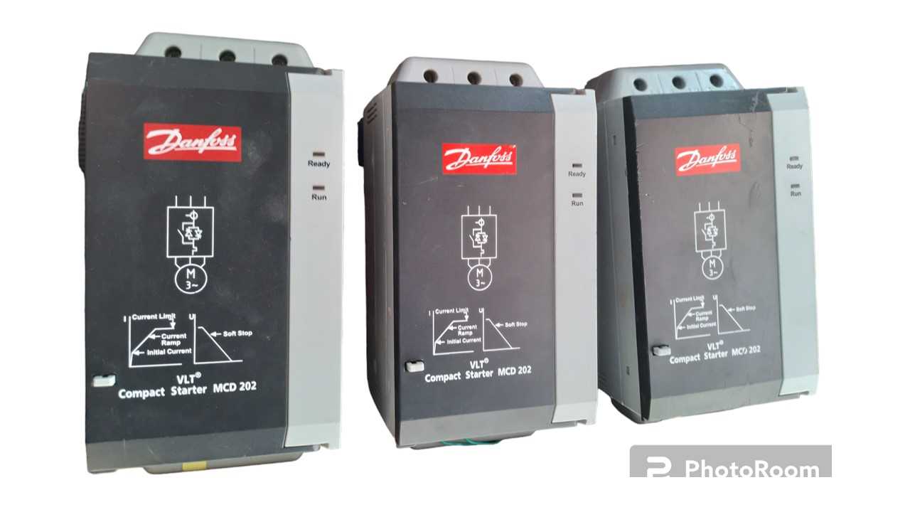 manual soft starter danfoss mcd 202