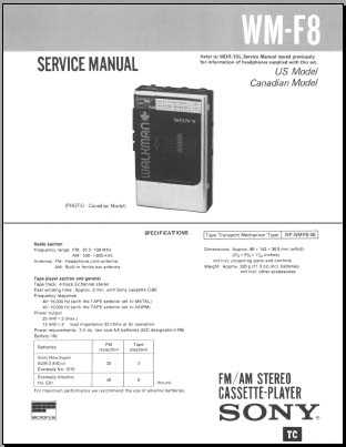 manual walkman sony