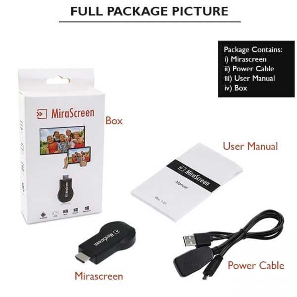 mirascreen manual