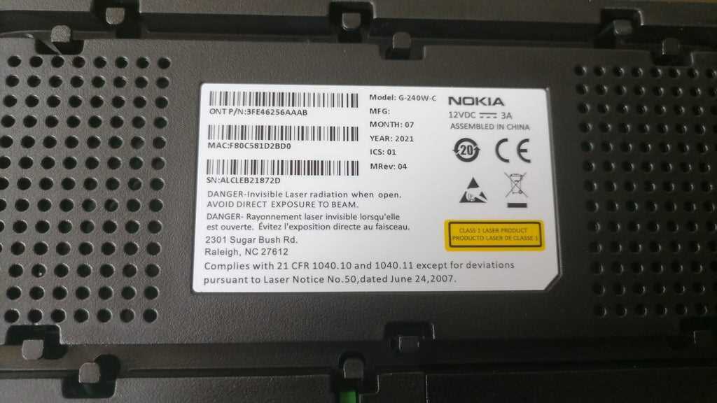 modem nokia g 240w c manual