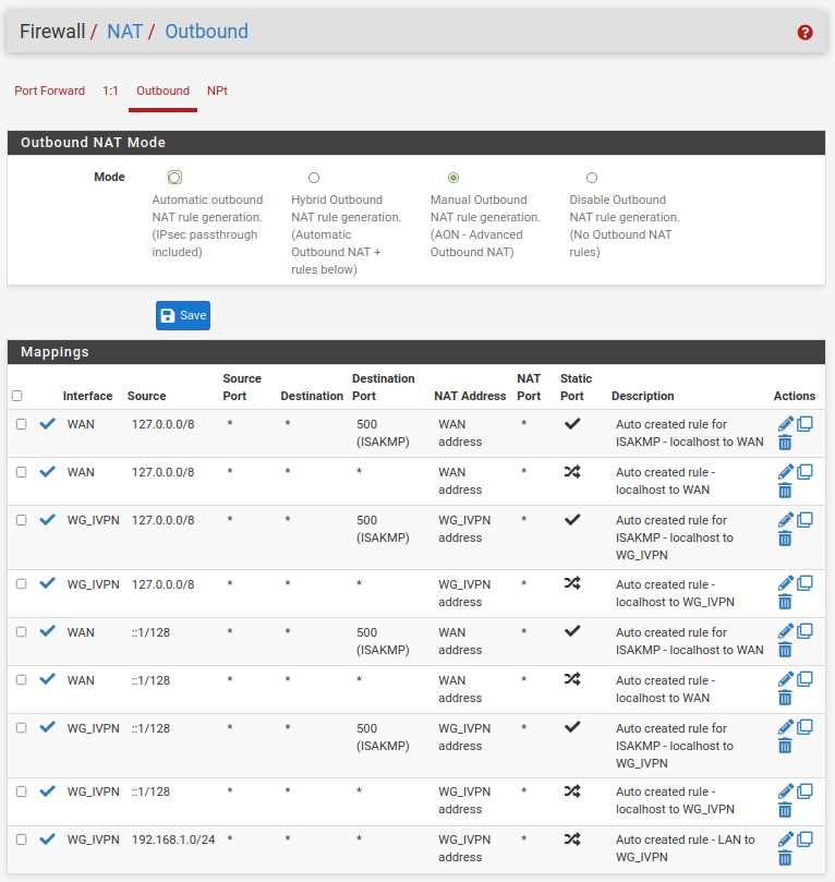 pfsense manual