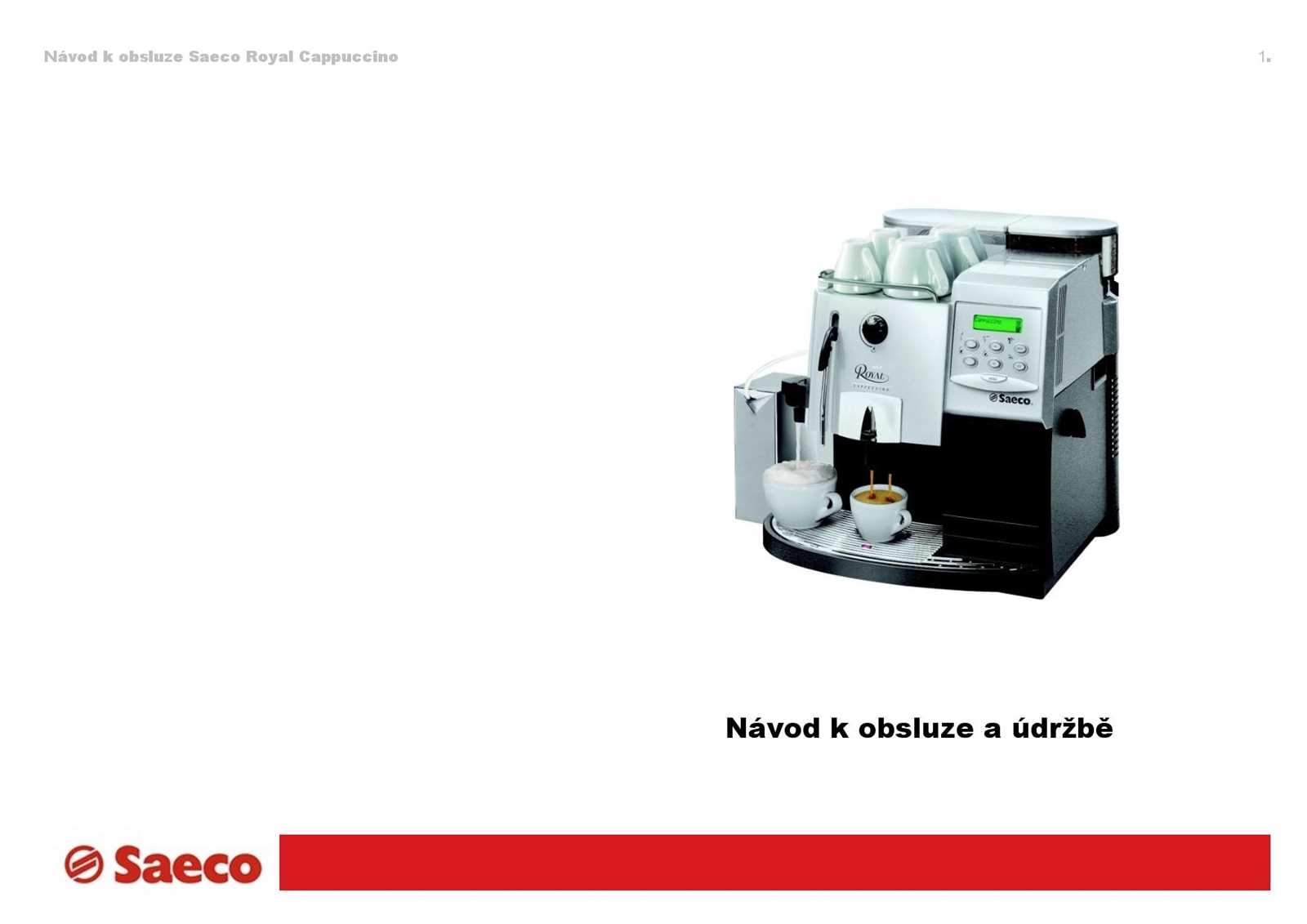 saeco royal professional manual