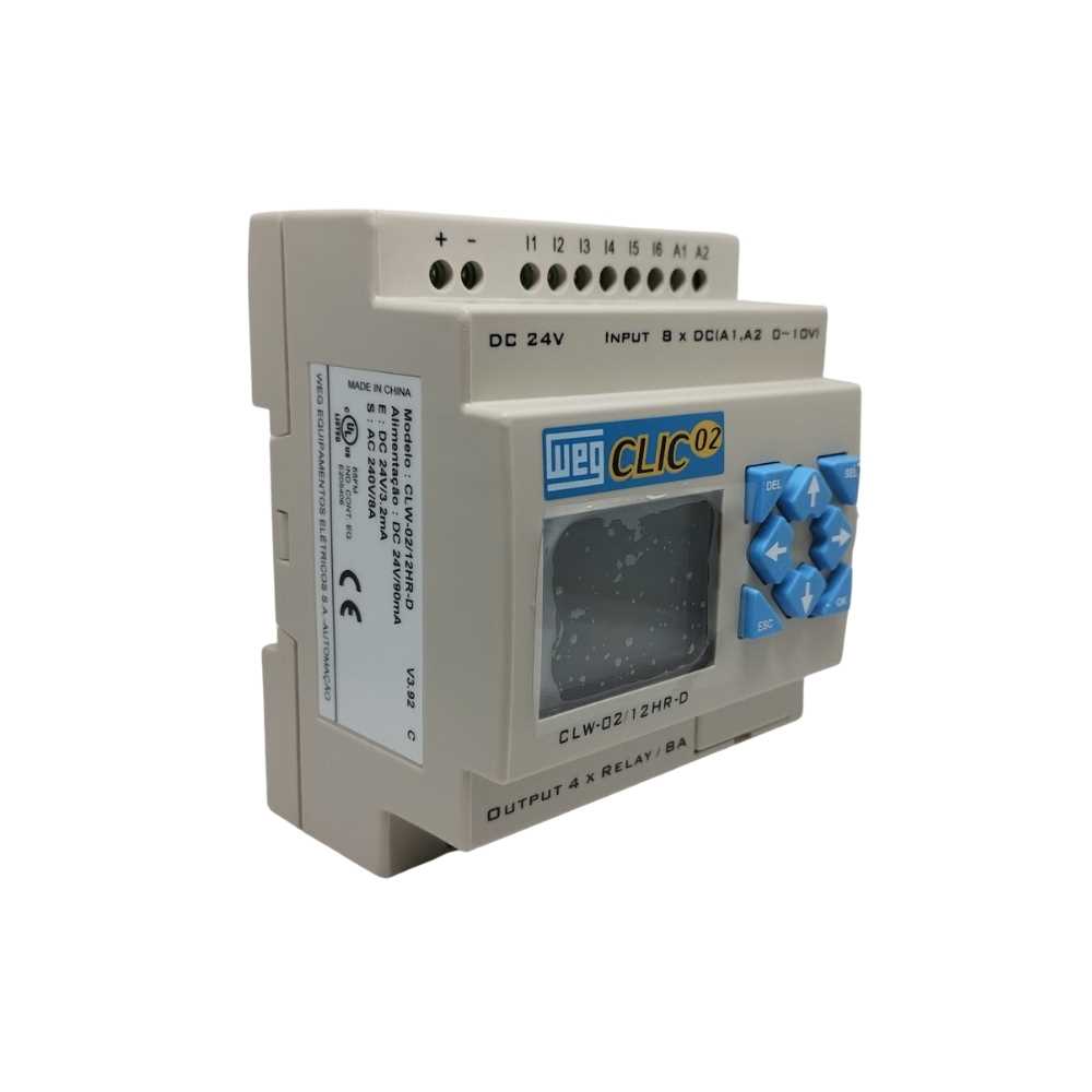 weg rele programavel clic 02 3rd manual portugues br