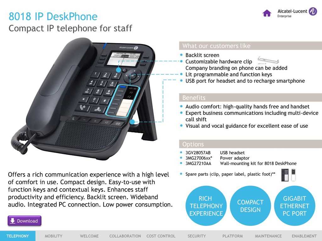 alcatel lucent 8018 manual