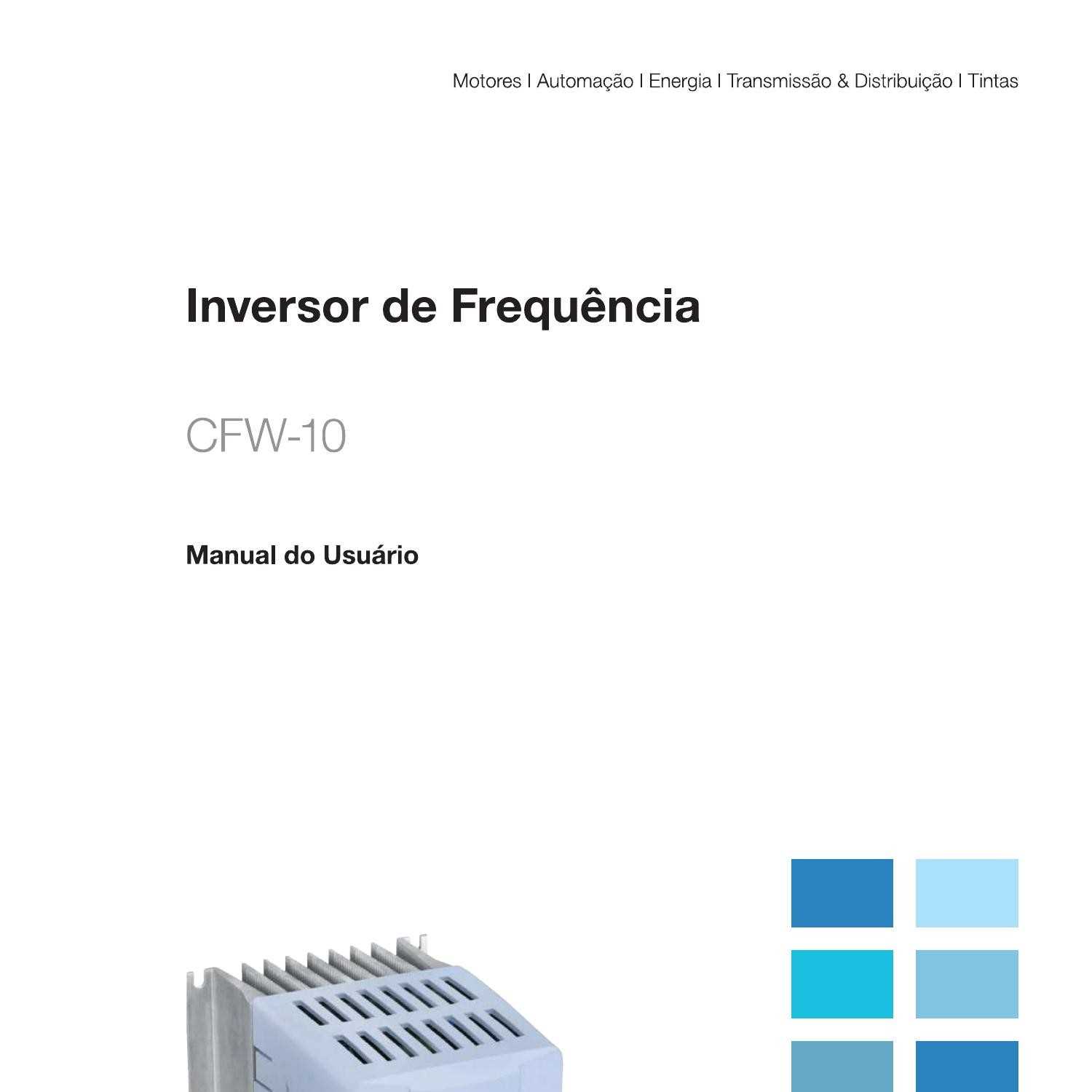 manual inversor cfw10