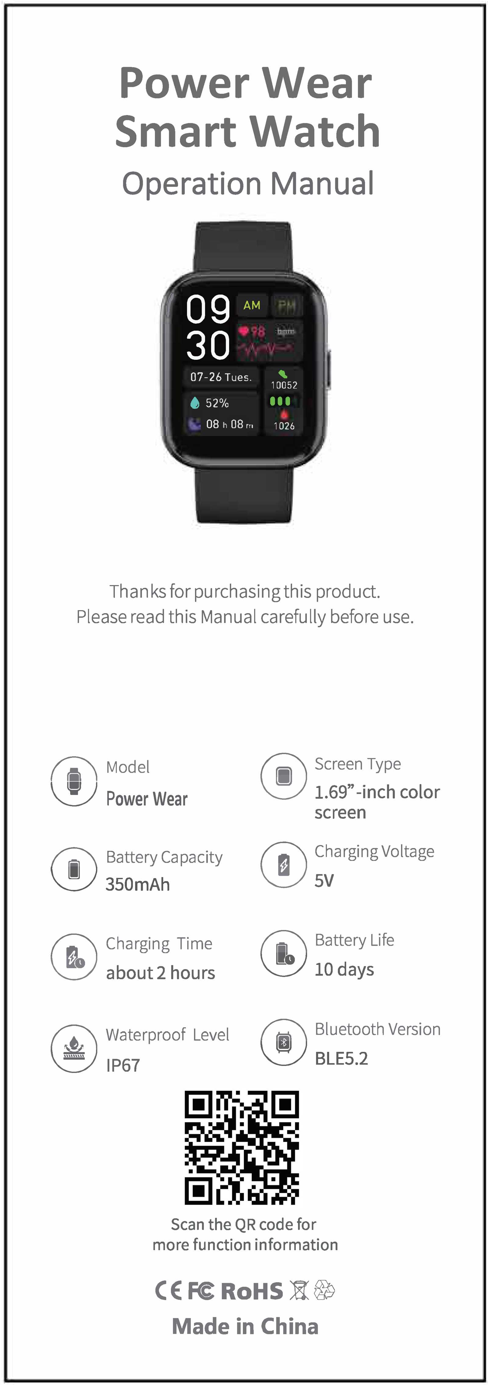 manual do smartwatch