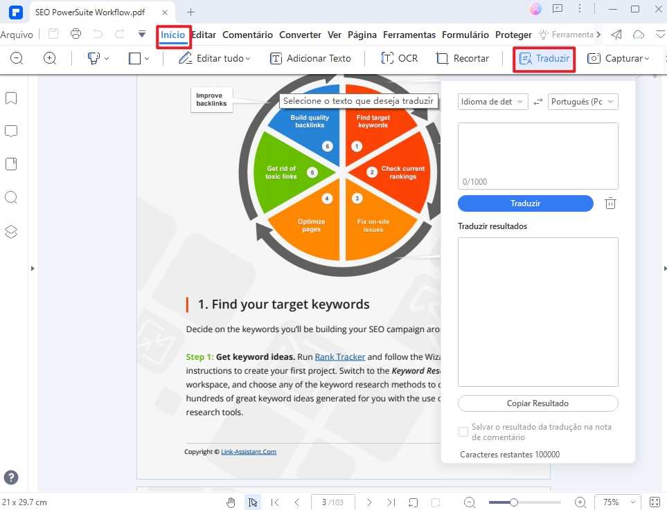 como traduzir um manual em pdf para