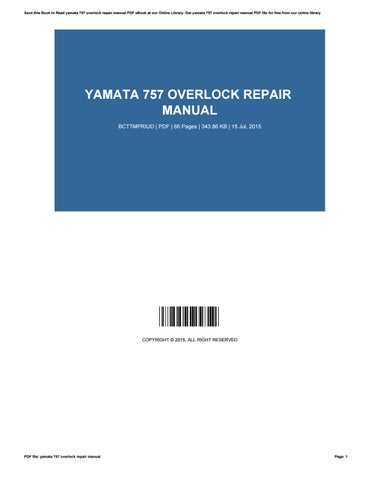 yamata manual