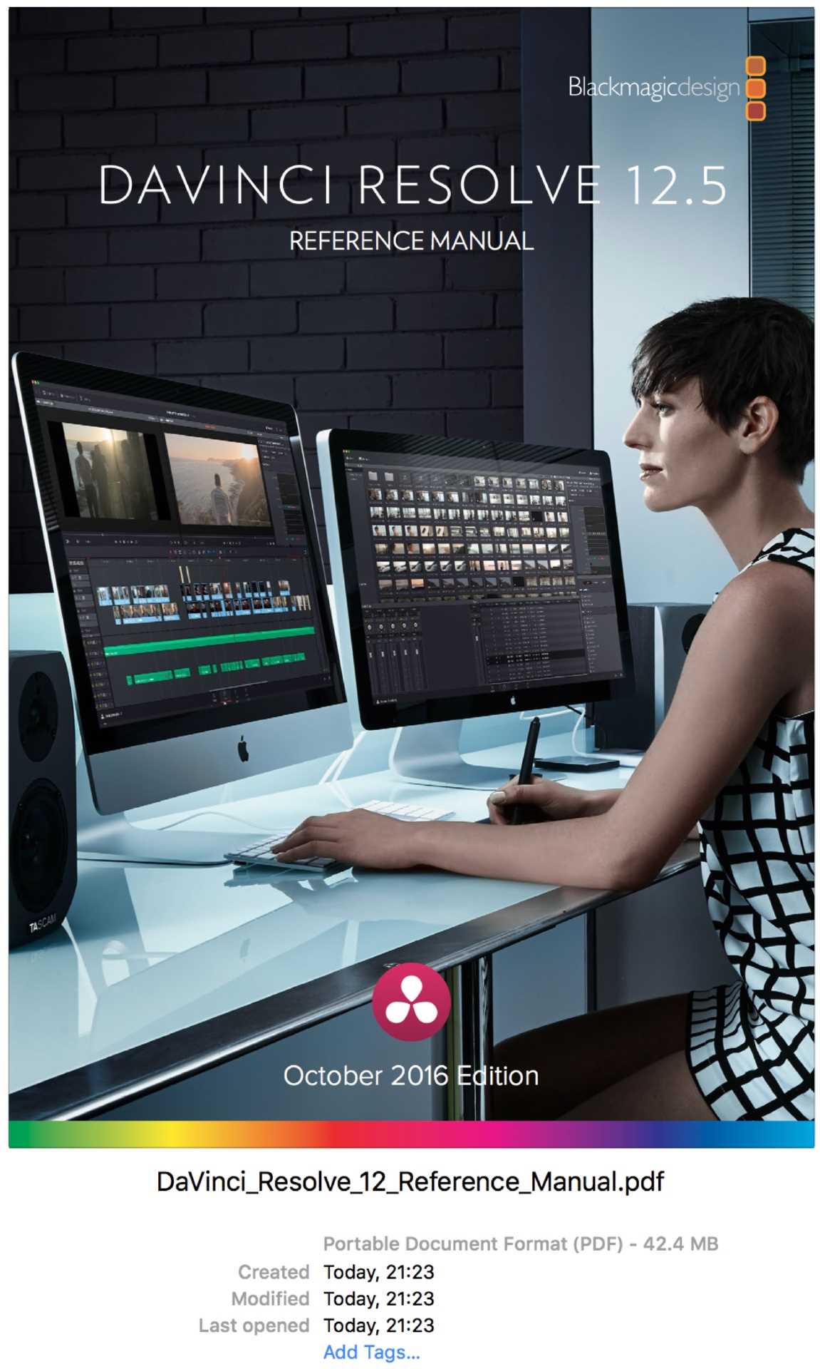 davinci resolve manual