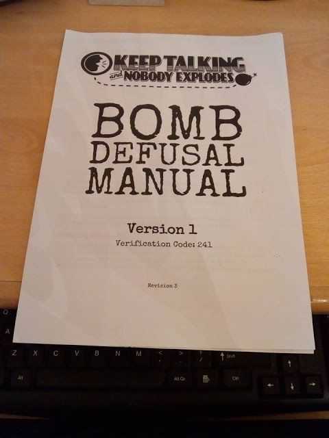 manual keep talking and nobody explodes