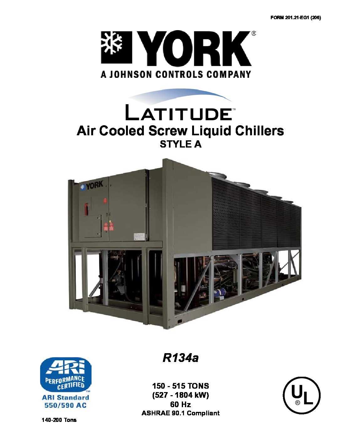 chiller york manual