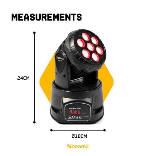 manual mini moving head led