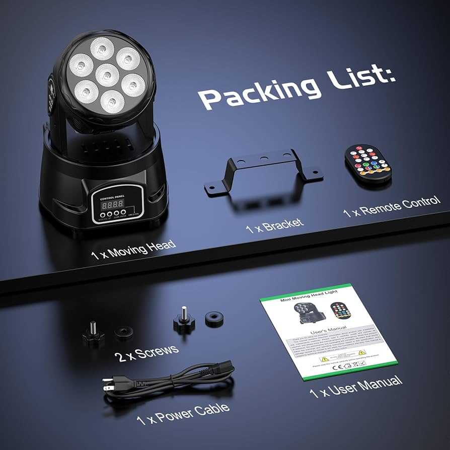 manual mini moving head led