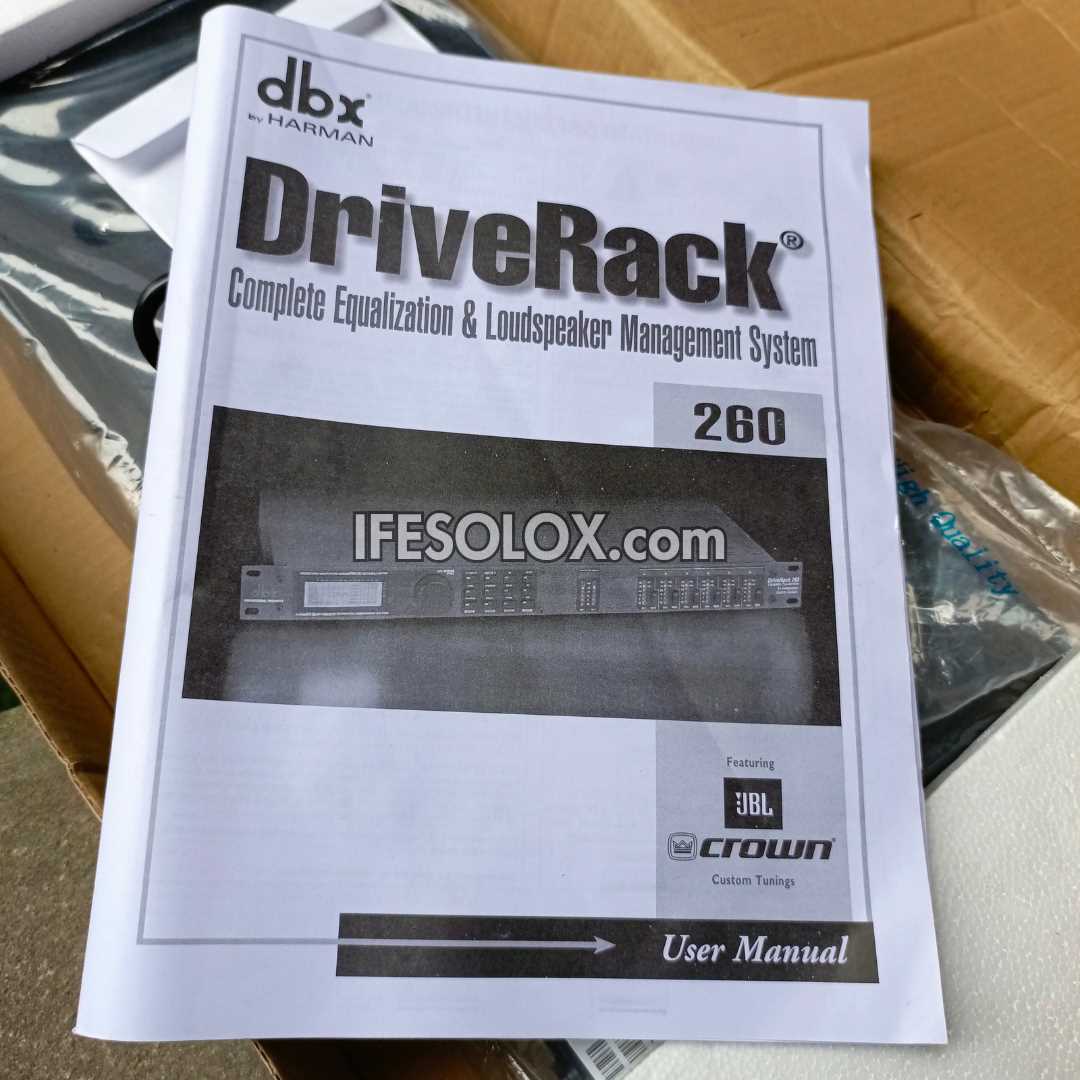 dbx 260 manual