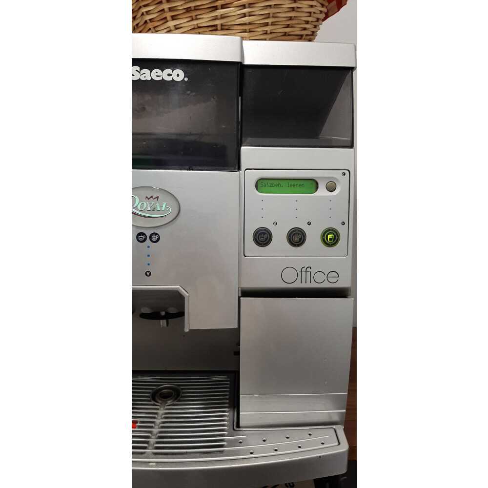 manual saeco royal office