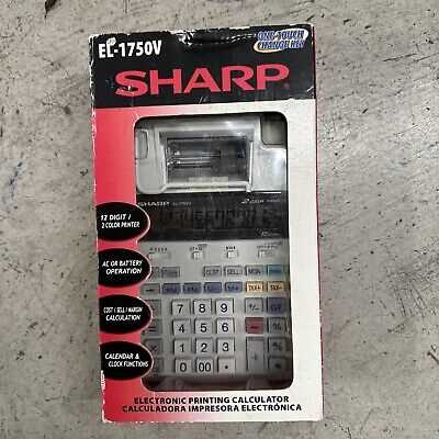 calculadora sharp el 1750v manual