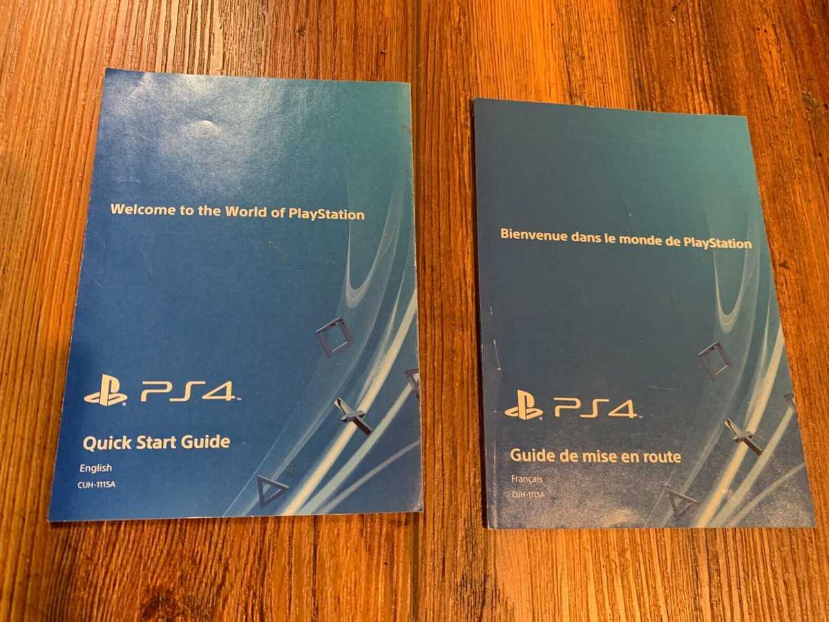 manual ps4 pro