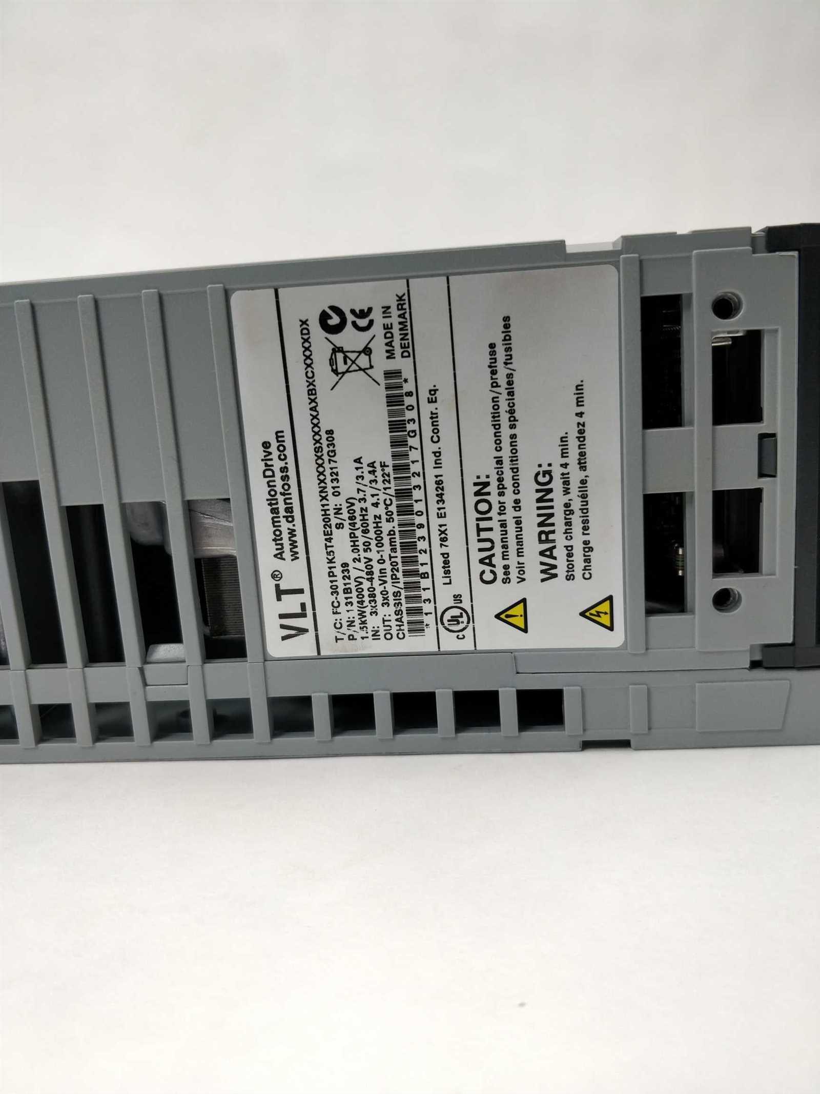 danfoss vlt fc 301 manual