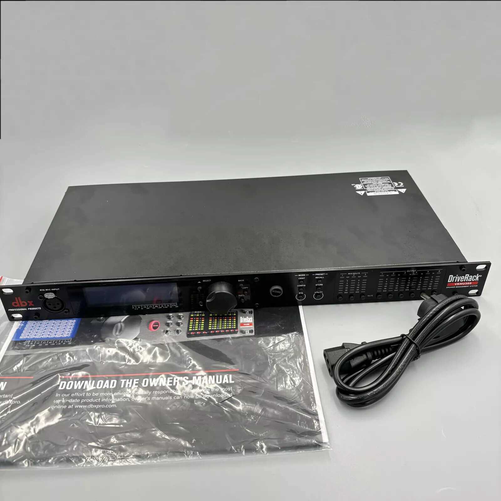 manual dbx 360