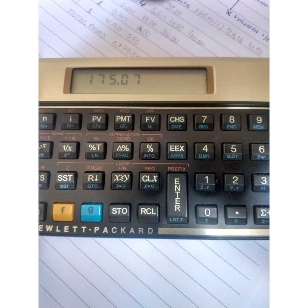 manual da hp 12c platinum financial calculator