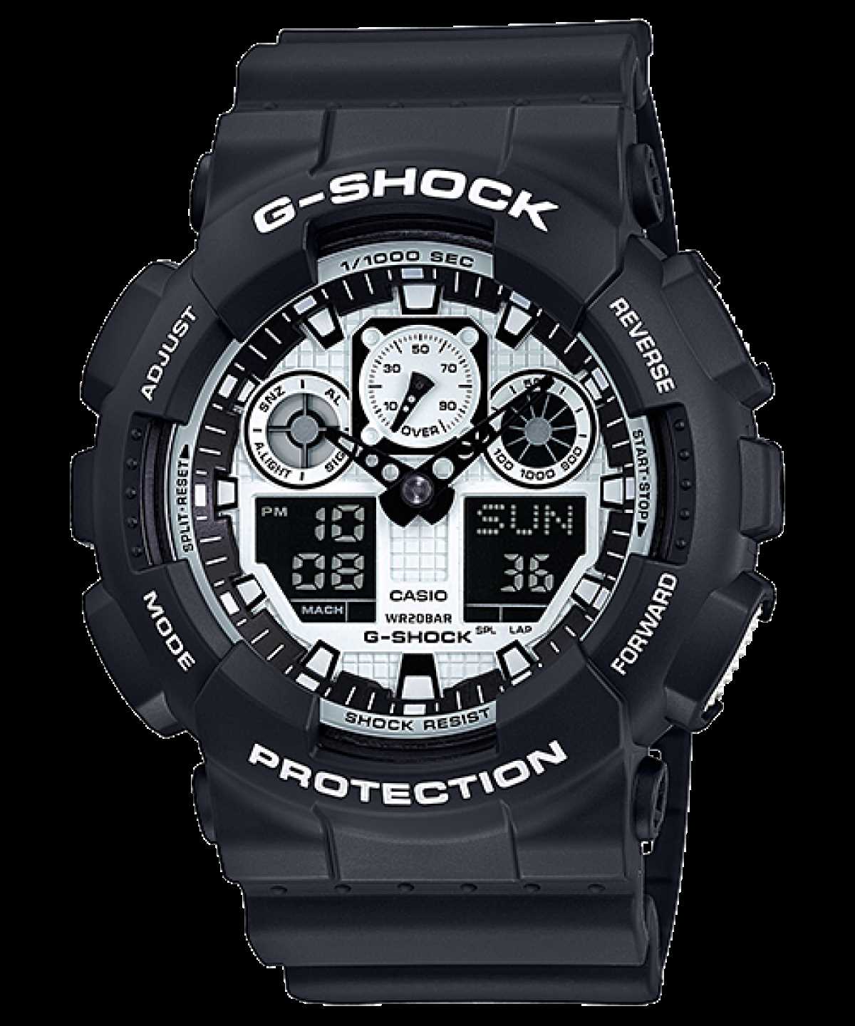 g shock ga 100 manual