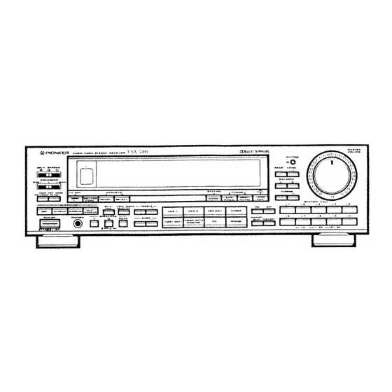 receiver pioneer vsx 534 manual
