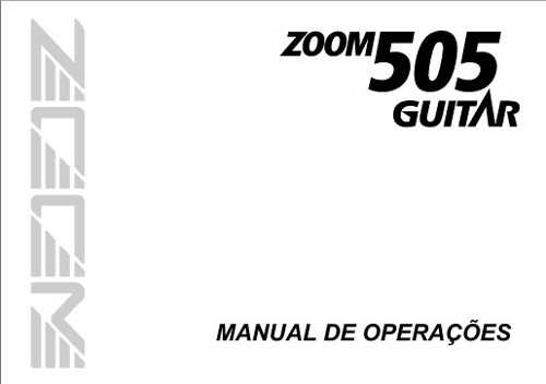 manual zoom 505 ii