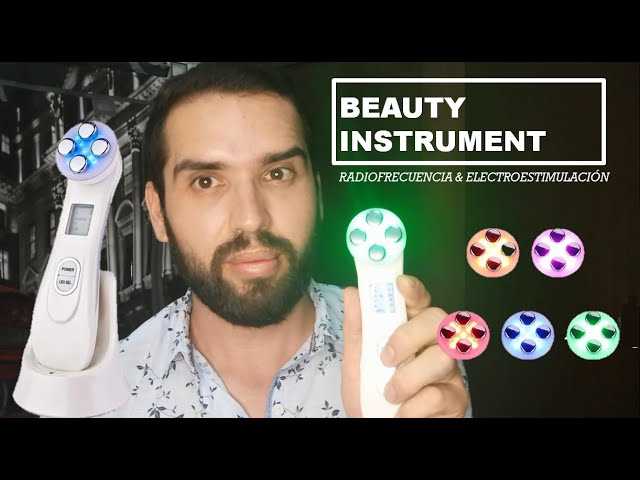 manual em portugues do rf & ems beauty instrument